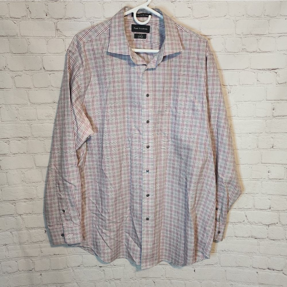 Men's Paul Frederick "Classic Fit" longsleeve button-down shirt, size XL